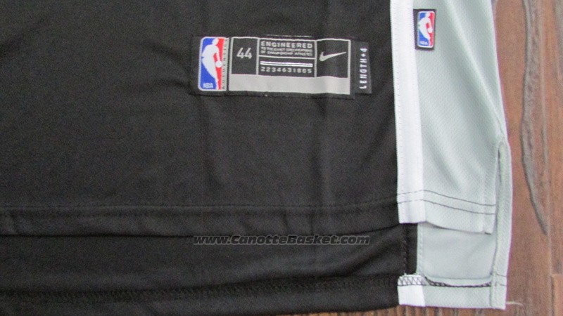 Maglia Bambino San Antonio Spurs Kawhi Leonard #2 2017-18 Nero